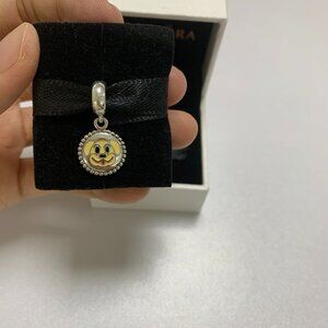 Pandora Dog Animal Printing Exclusive Dangle Charm Pendant